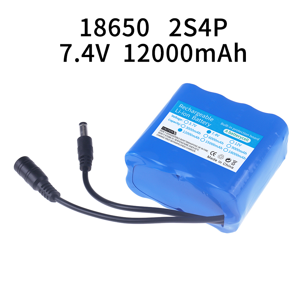 2S4P 18650 Lithium Battery 7.4 - огляд і ціна Rc Hobby Hub