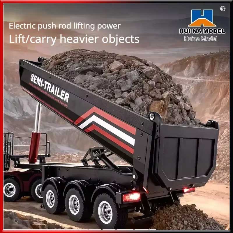 Huina 1/18 1509 Rc Semi Dump T - огляд і ціна Hobby Rc Van
