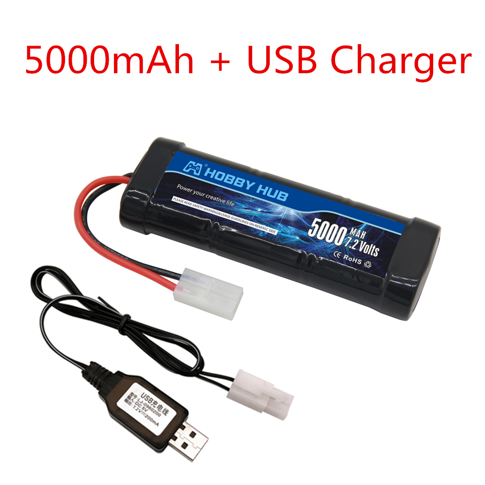 7.2V 5000mAh Ni-MH Battery Pac - огляд і ціна Rc Hobby Hub