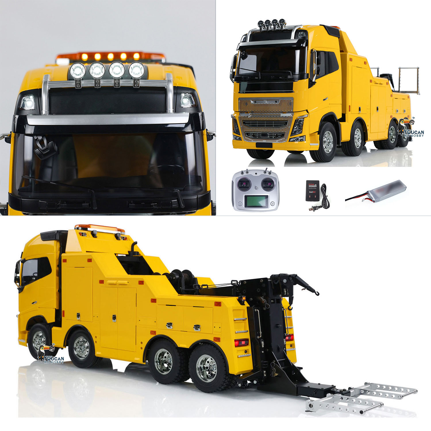 8x4 RC Wrecker Tow Truck 1/14  - огляд і ціна Rc Hobby Toucan
