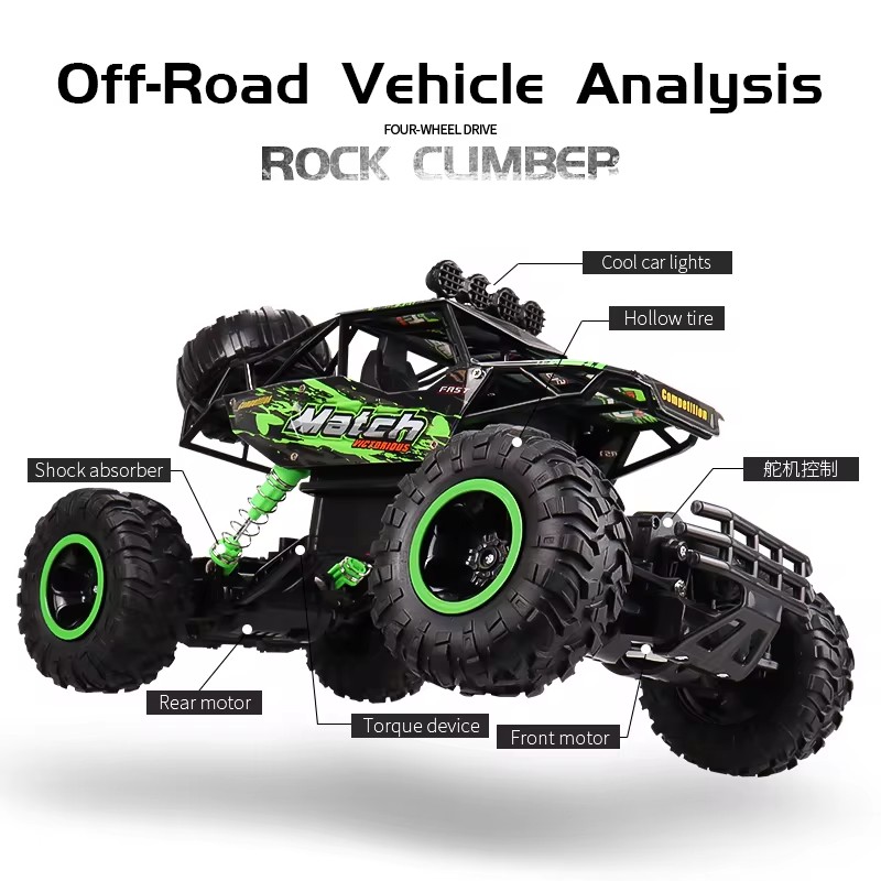 1:16 / 1:12 All Terrain RC Car - огляд і ціна Rc Hobby Grade Truck