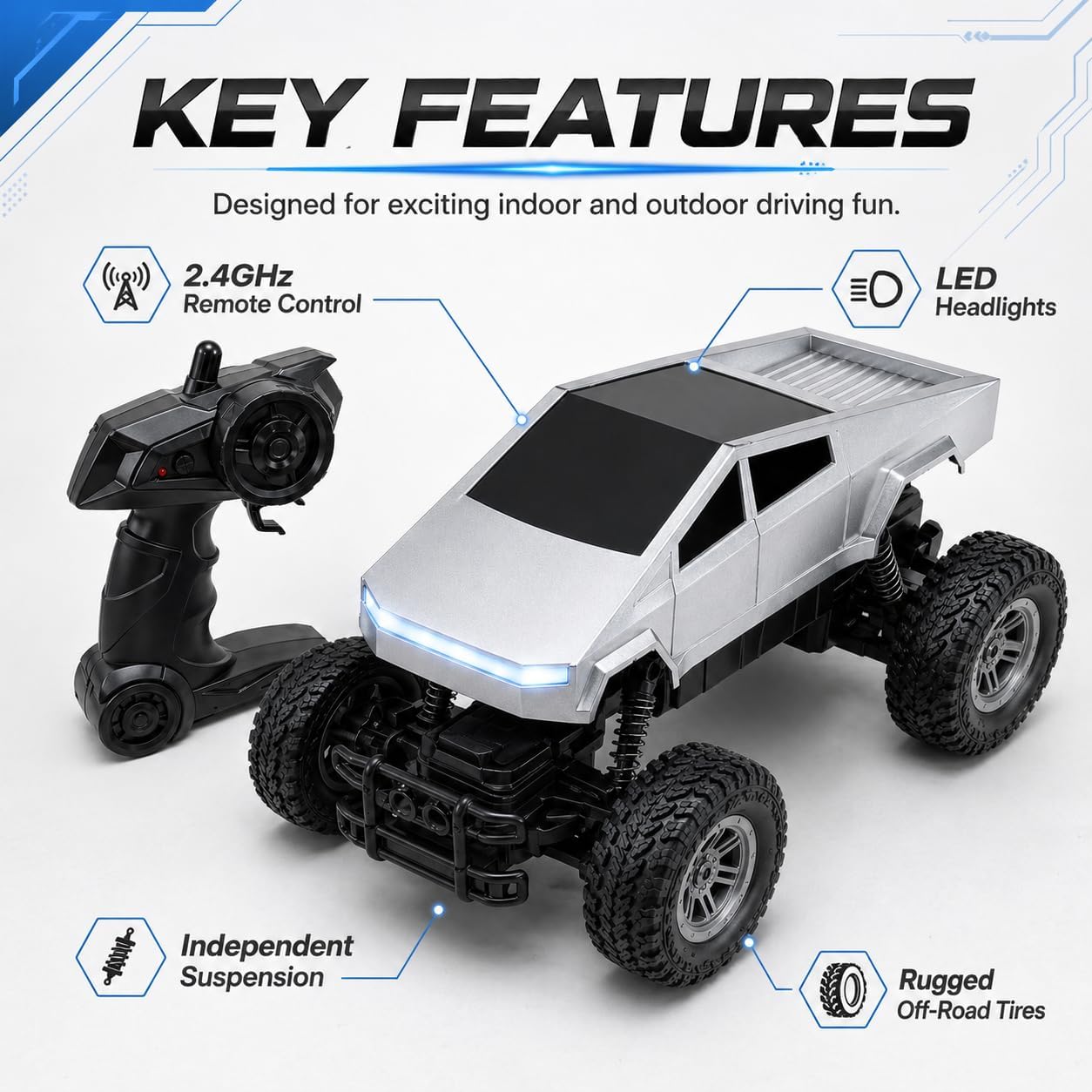 1:18 RC Car Remote Control Tru - огляд і ціна Rc Hobby Grade Truck