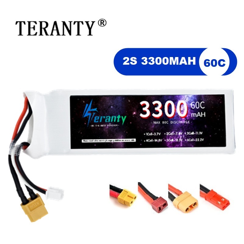 2S 7.4V LiPo Battery 3300mAh 6 - огляд і ціна Rc Hobby Grade
