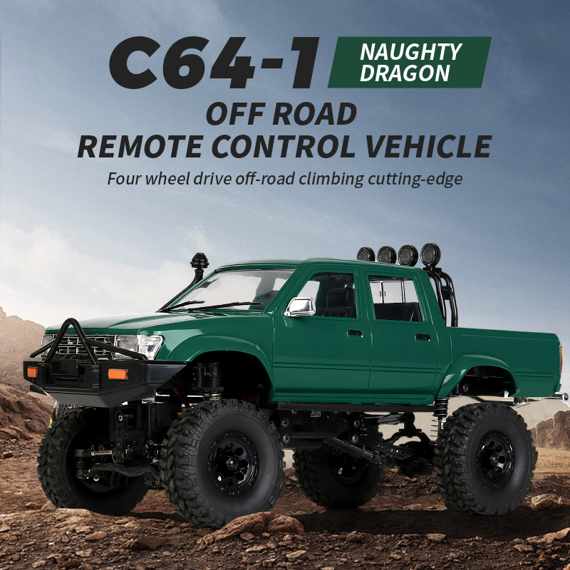 Full Scale WPL C64 4WD Climbin - огляд і ціна Rc Hobby Grade Truck