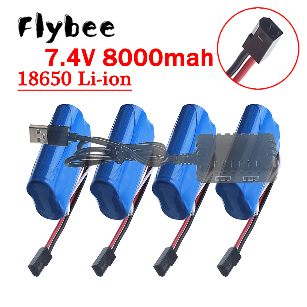 (5500 Plug) 18650 7.4V 8000Mah - огляд і ціна Rc Hobby Hub