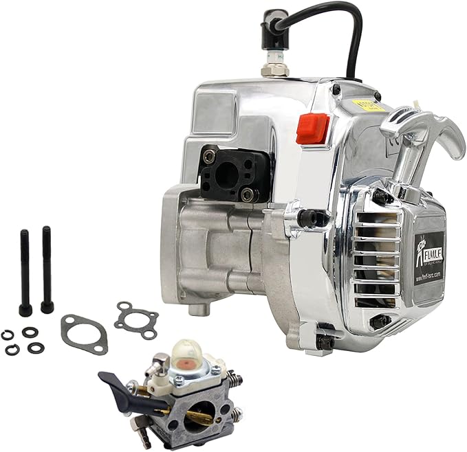 FLMLF 29CC 4 Bolt Engine Chrom - огляд і ціна Rc Hobby Grade Truck