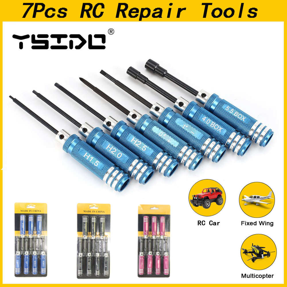 YSIDO 7Pcs 1.5 2.0 2.5mm Hex S - огляд і ціна Rc Hobby Tool Kit