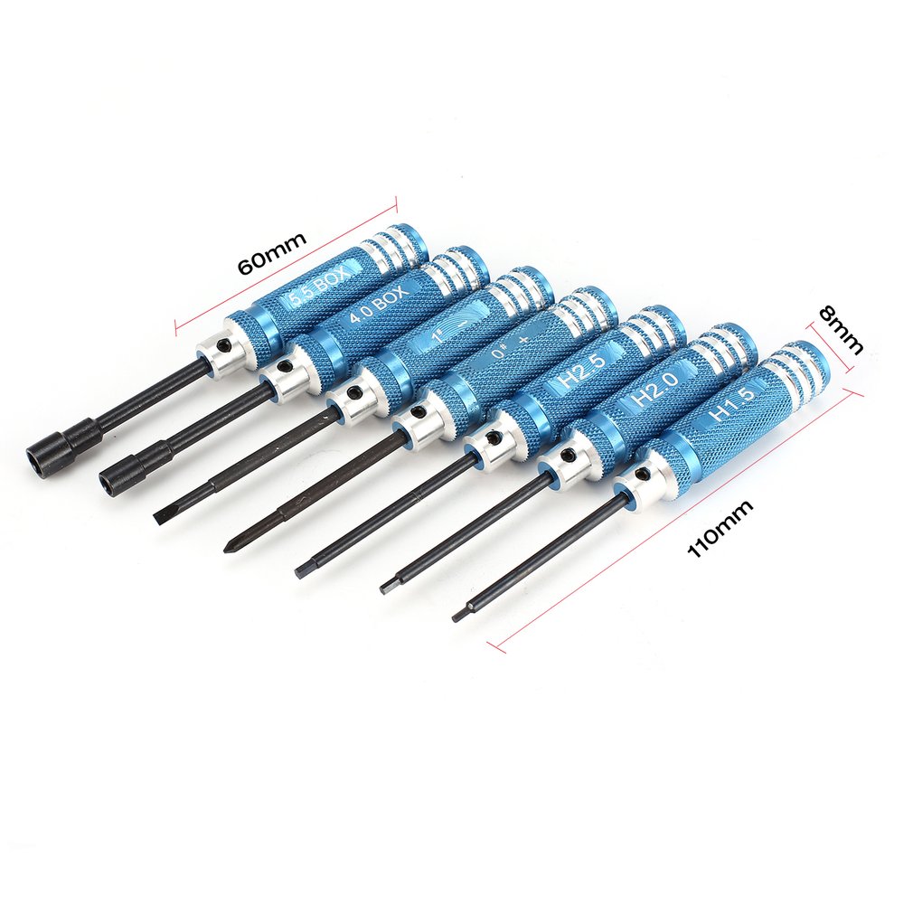 YSIDO 7Pcs 1.5 2.0 2.5mm Hex S - огляд і ціна Rc Hobby Tool Kit