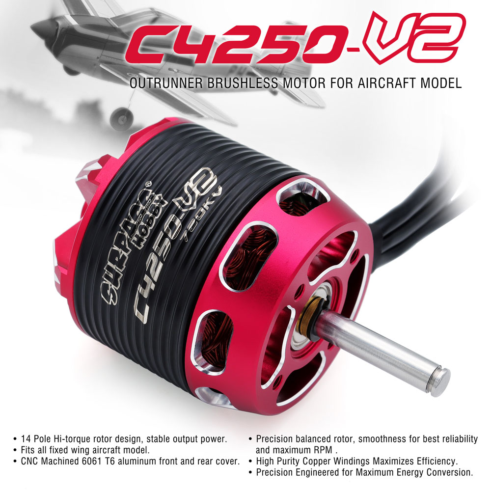 SURPASS HOBBY C4240 750KV/850K - огляд і ціна Rc Hobby Grade