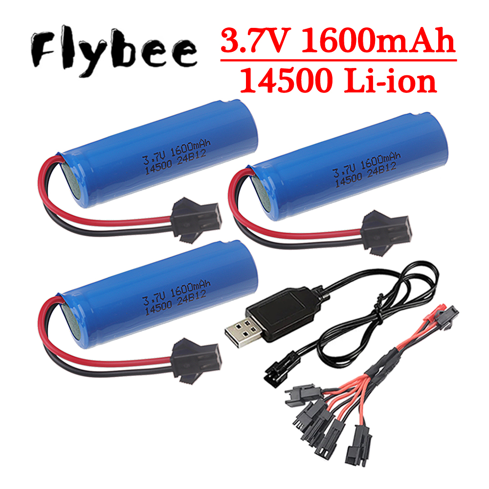 Original 3.7v 14500 1600mAh Li - огляд і ціна Rc Hobby Hub