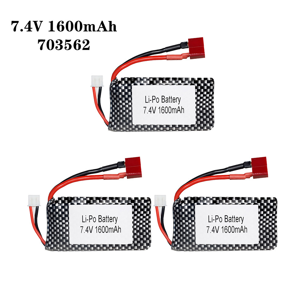 1/2/3pcs/Lot 7.4v 1600mah 7035 - огляд і ціна Rc Hobby Hub