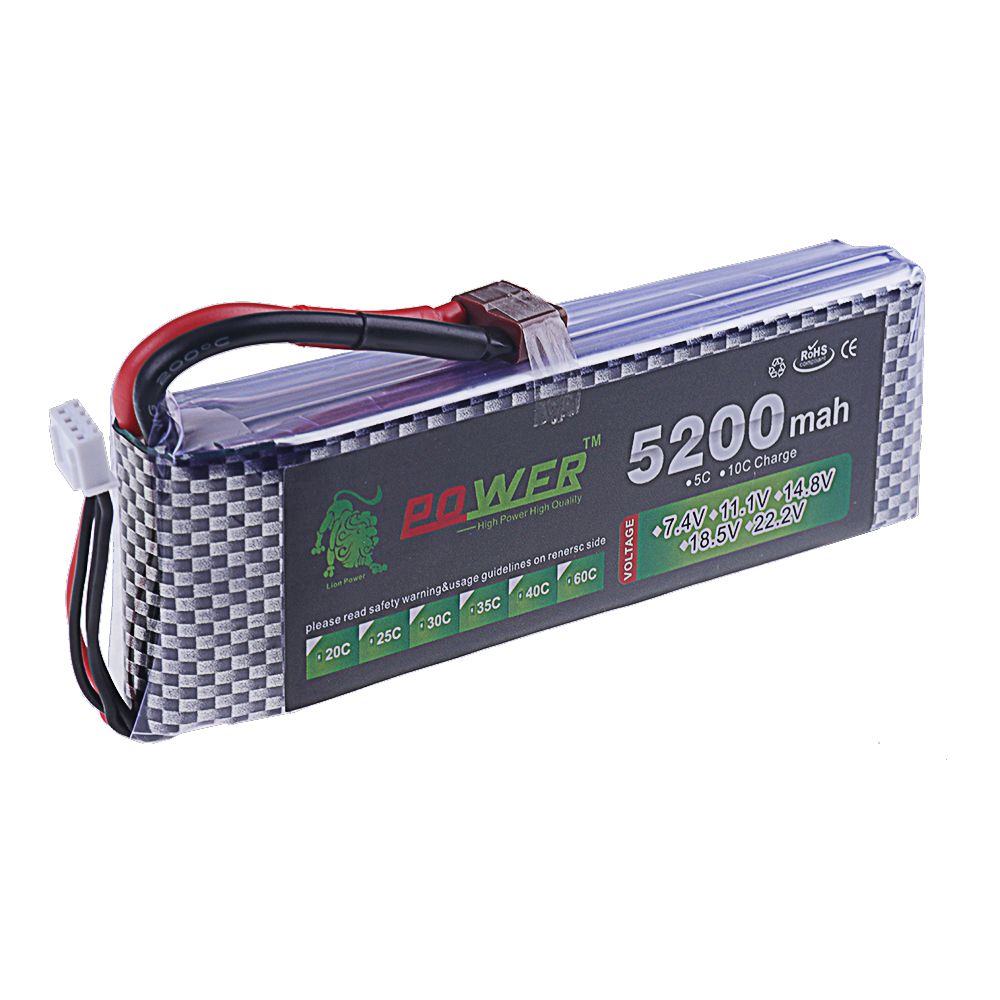 3S Lipo Battery 11.1V 5200mah  - огляд і ціна Rc Hobby Hub